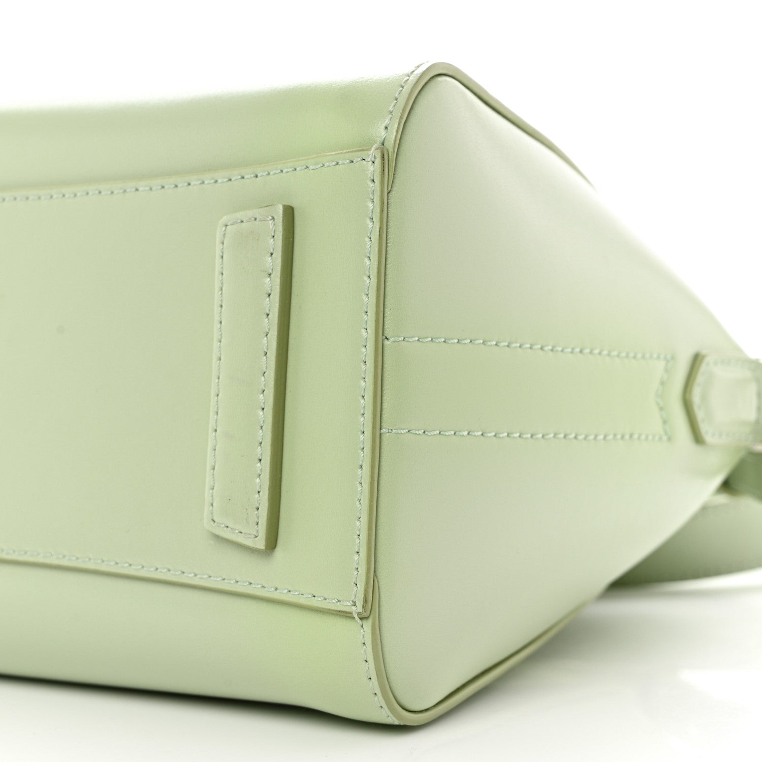 Givenchy Shiny Lord Calfskin Mini Antigona Aqua Green 10 of 13