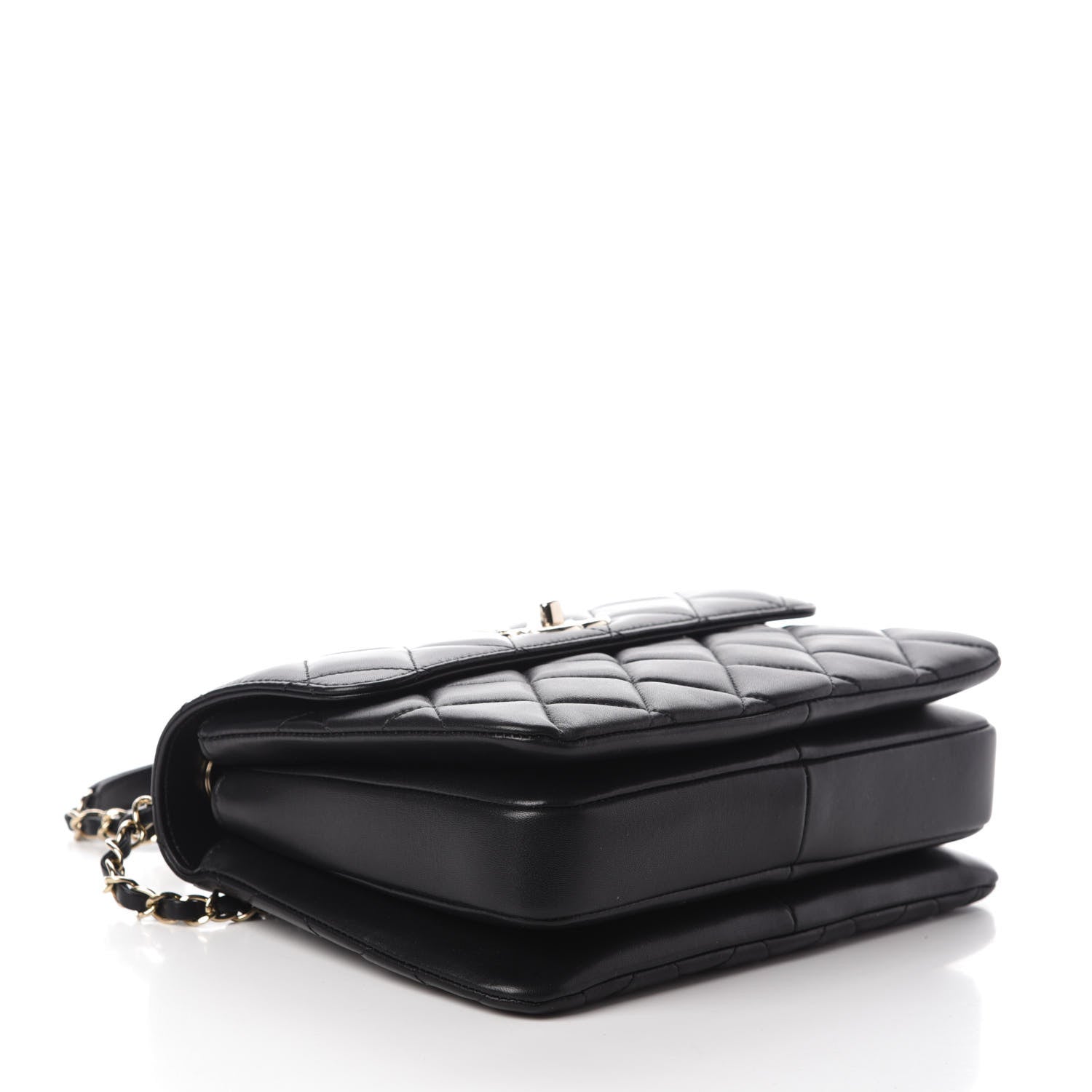 Chanel Lambskin Quilted Small Trendy CC Dual Handle Flap Bag Black 4 of 10