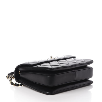 Chanel Lambskin Quilted Small Trendy CC Dual Handle Flap Bag Black 4 of 10