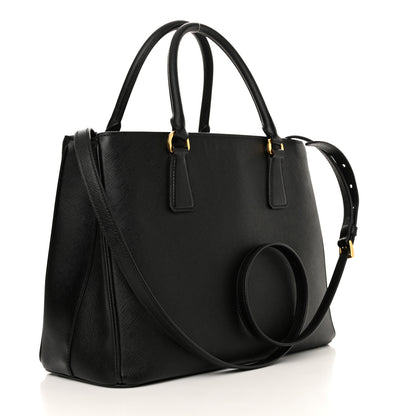 Prada Saffiano Lux Medium Tote Black 3 of 14