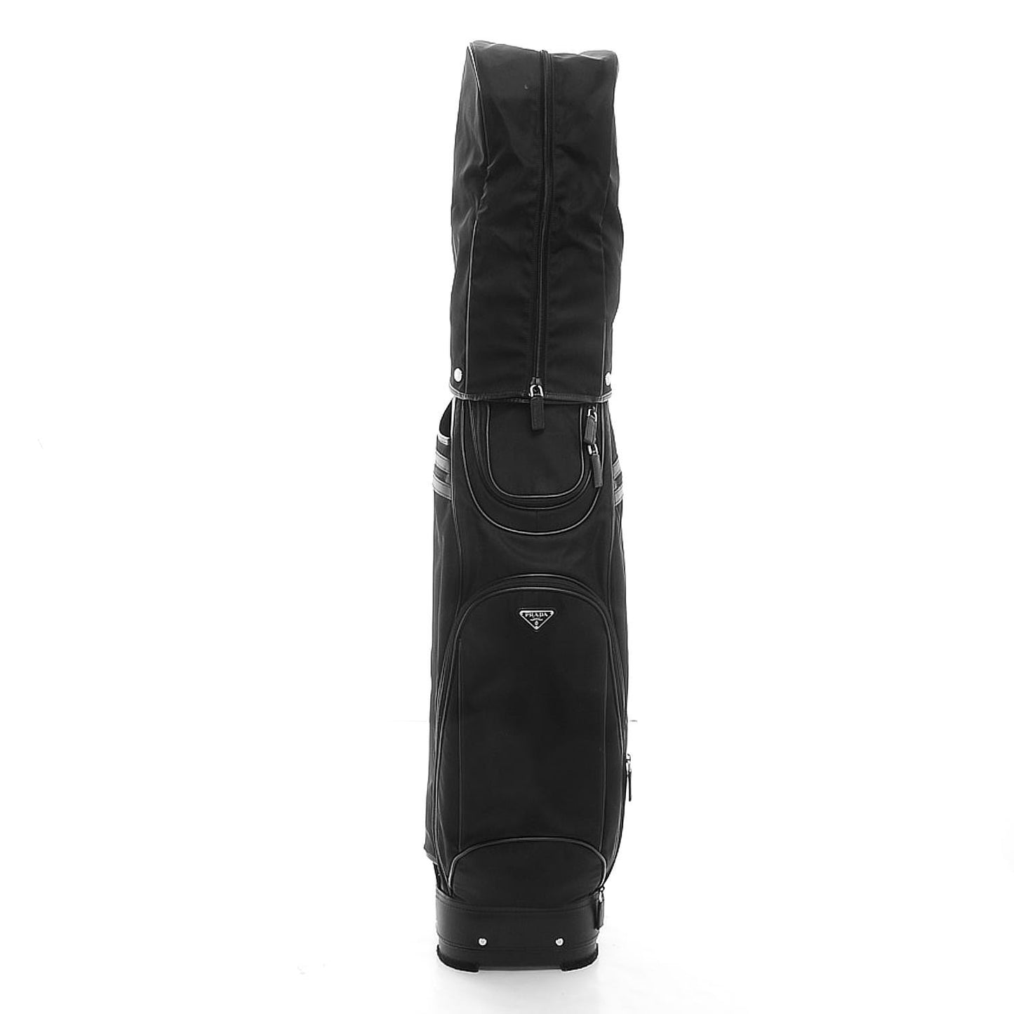 Tessuto Nylon Saffiano Mens Golf Bag Nero Black