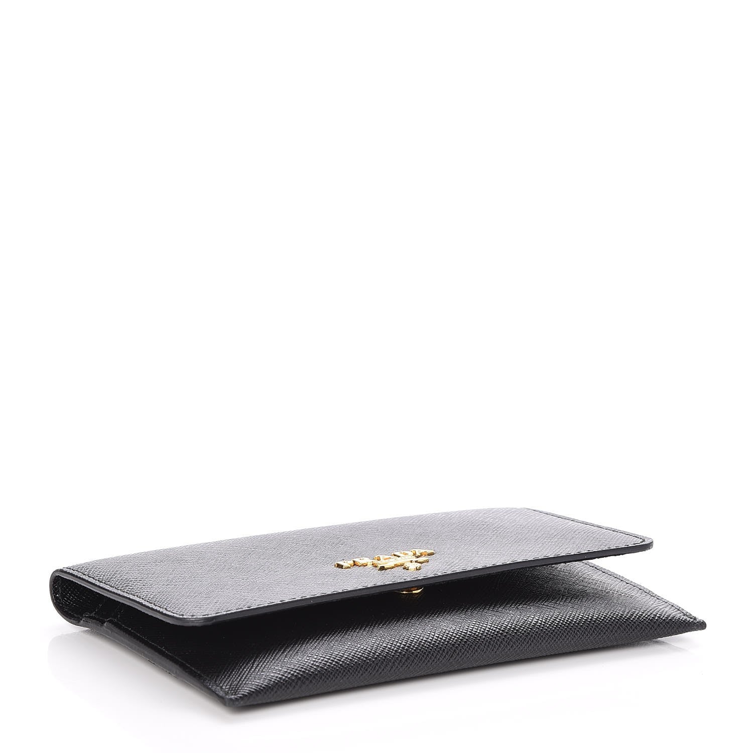 Prada Saffiano Metal Flap Wallet Nero Black 5 of 10
