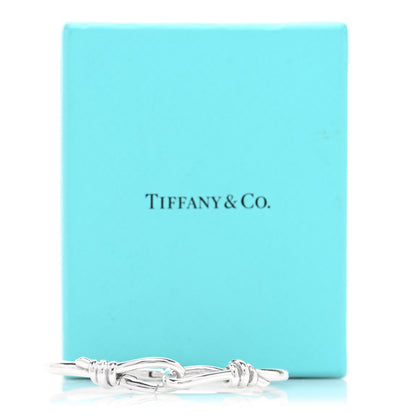 Tiffany Sterling Silver Paloma Picasso Knot Hinged Bangle Bracelet 4 of 4