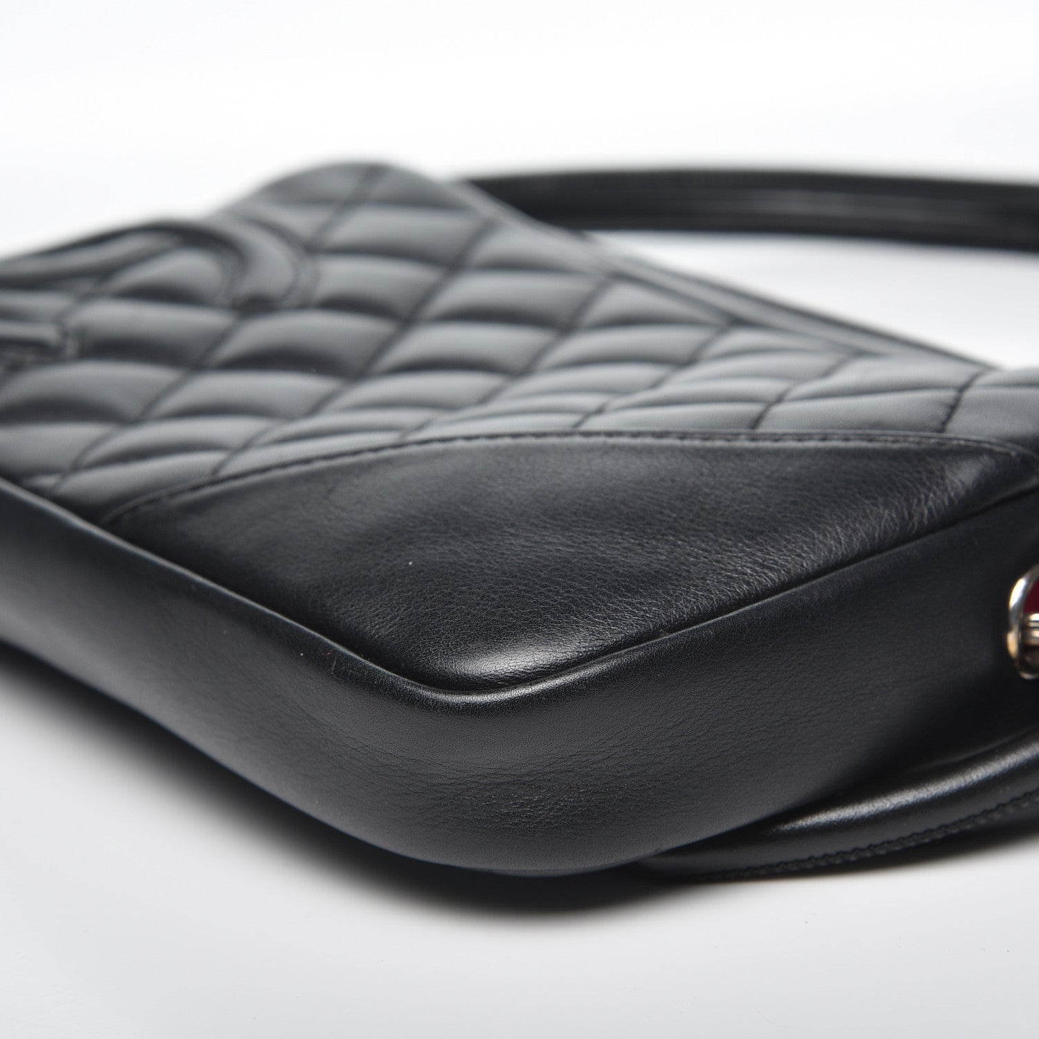 Chanel Calfskin Quilted Cambon Pochette Black 6 of 11