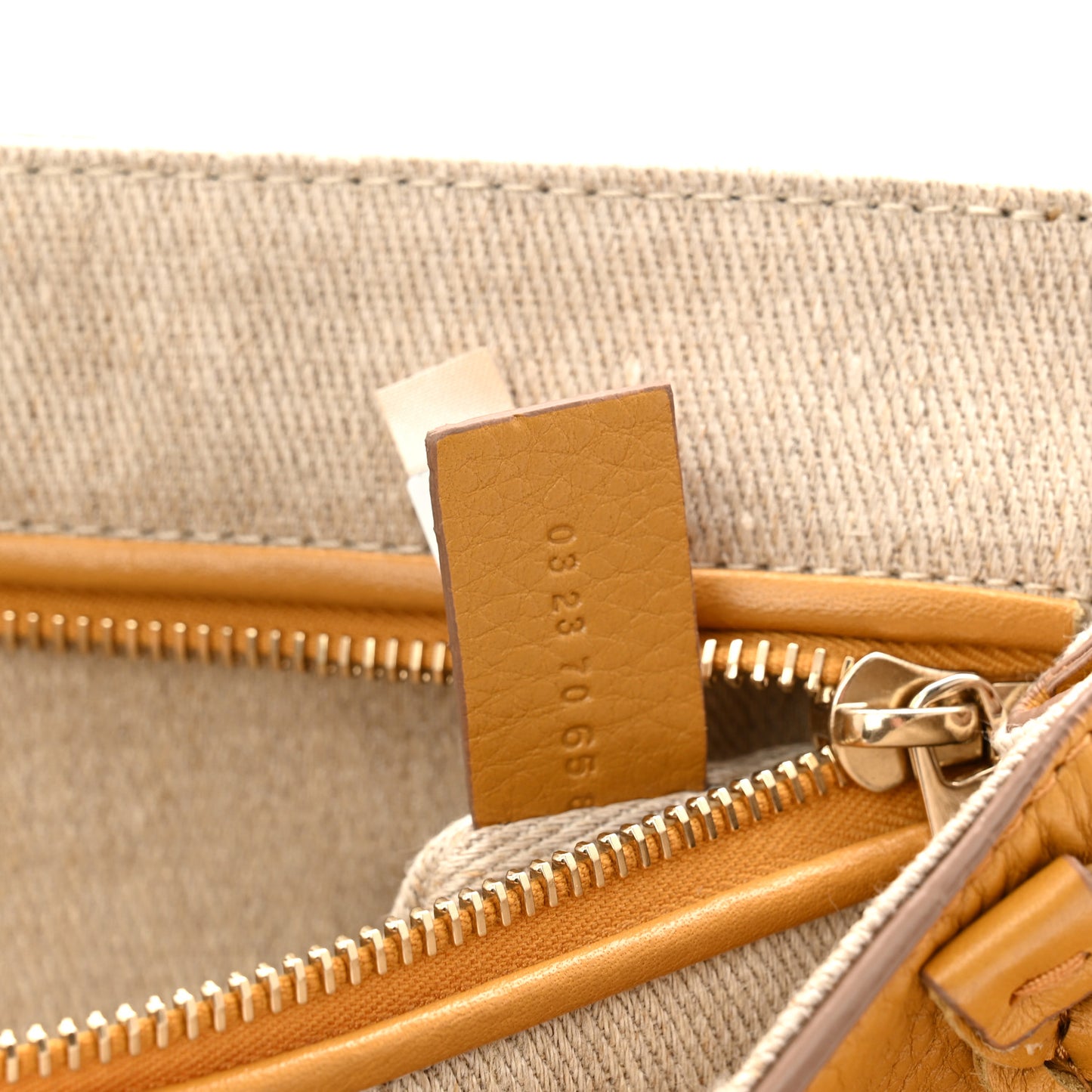 Grained Calfskin Medium Penelope Shoulder Bag Dusty Gold