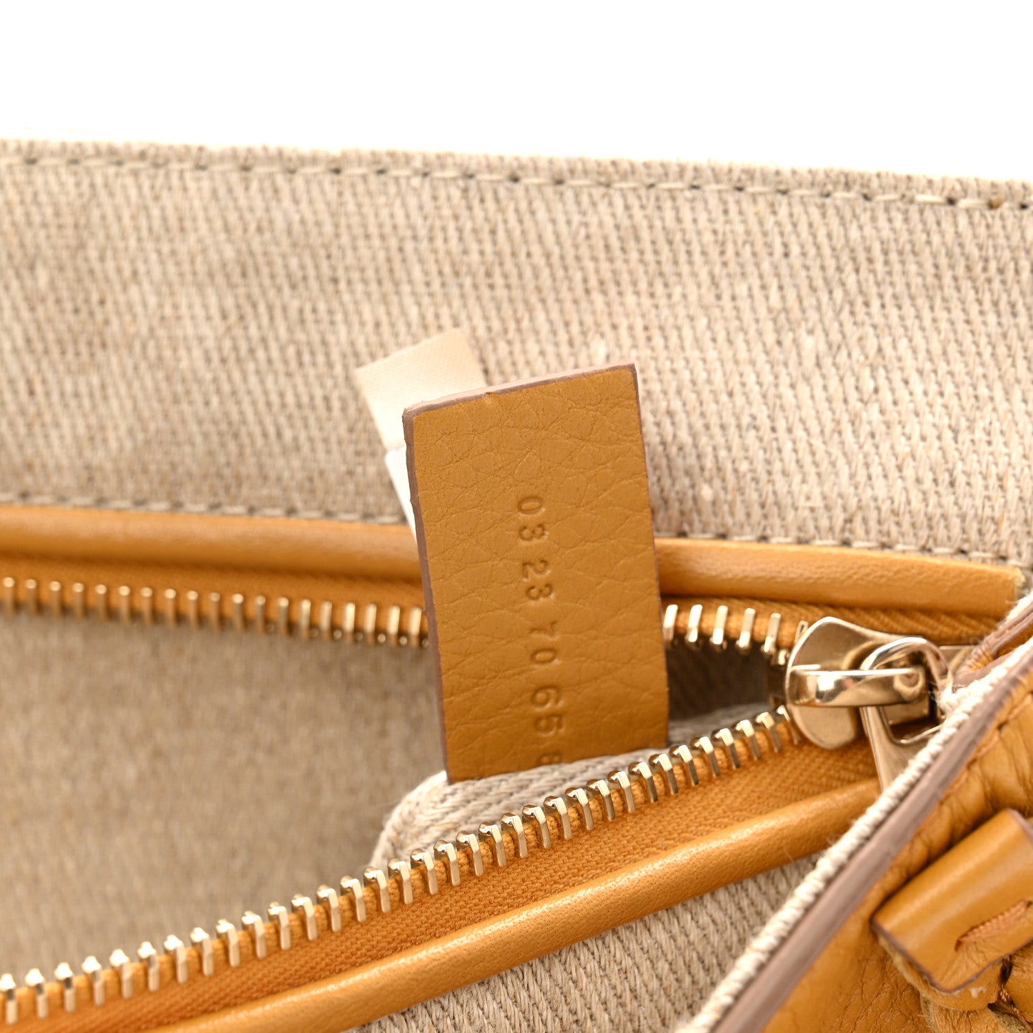 Chloe Grained Calfskin Medium Penelope Shoulder Bag Dusty Gold 7 of 10