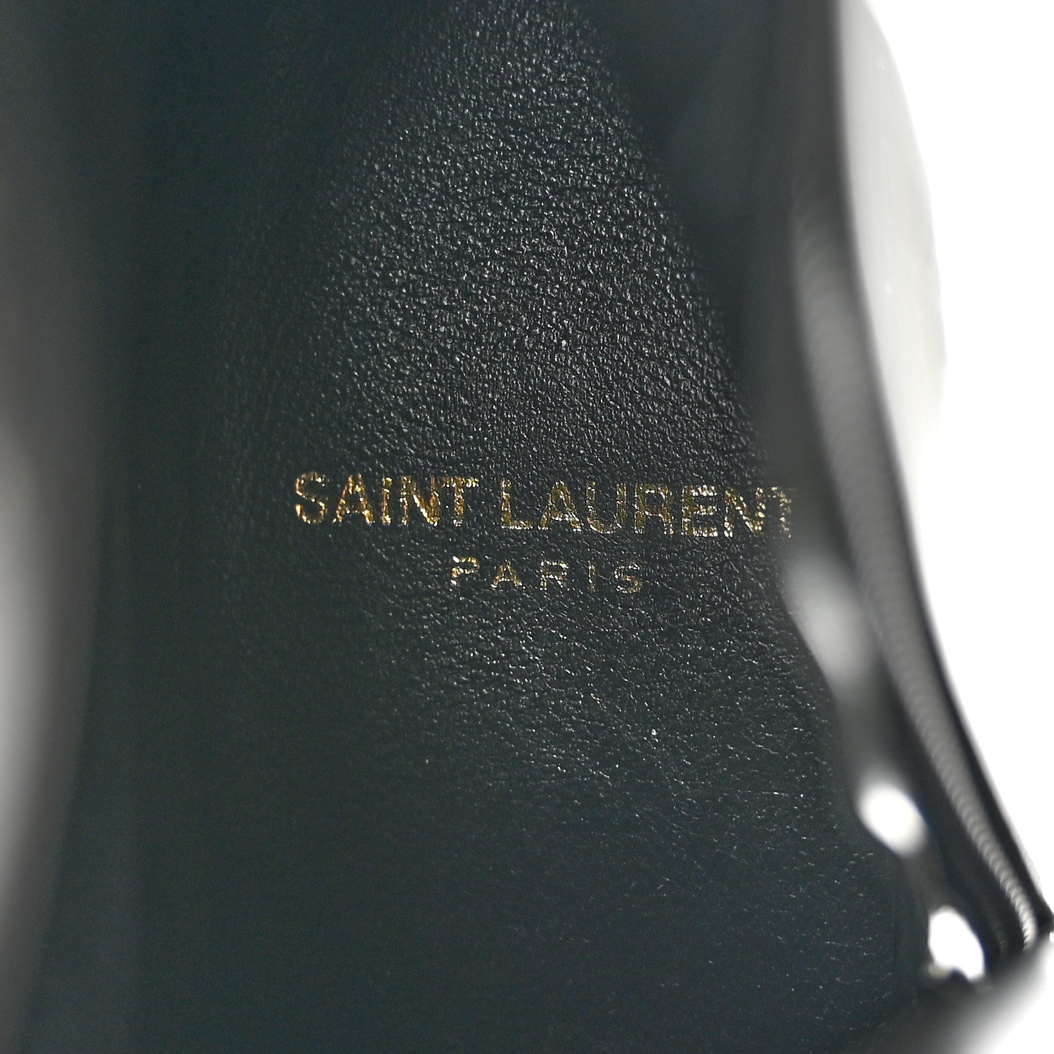 Saint Laurent Vitello Marilyn Betty 70 Ankle Zip Boots 35 Black 7 of 9