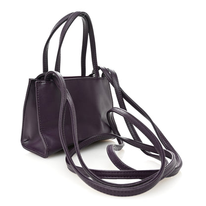 Telfar Vegan Leather Small Shopping Bag Eggplant 5 of 19
