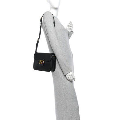 Valentino Garavani Smooth Calfskin 9to5 Shoulder Bag Black 2 of 10