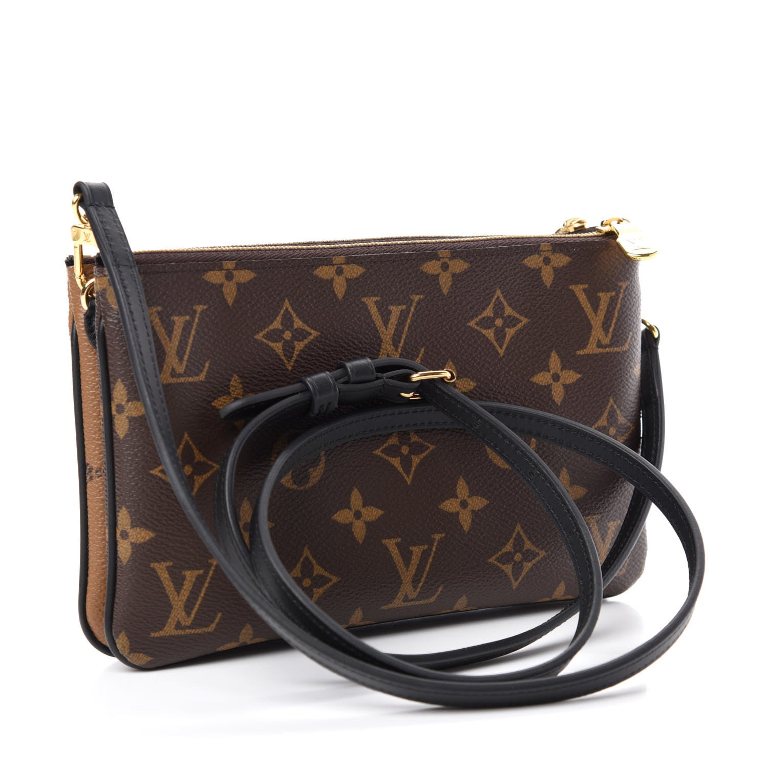 Louis Vuitton Reverse Monogram Giant Double Zip Pochette 3 of 12
