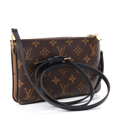 Louis Vuitton Reverse Monogram Giant Double Zip Pochette 3 of 12
