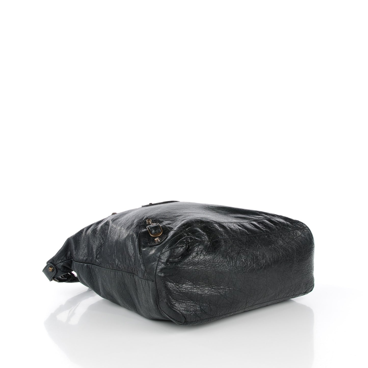 Agneau Classic Hardware Day Hobo Black