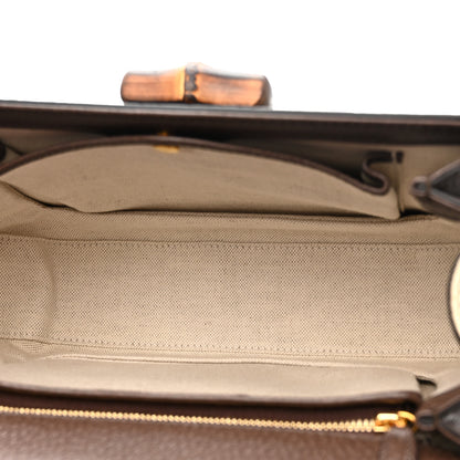 Gucci GG Supreme Monogram Studded Calfskin 100 Centennial Geometric Medium Bamboo 1947 Top Handle Bag Beige Ebony Multicolor 6 of 11
