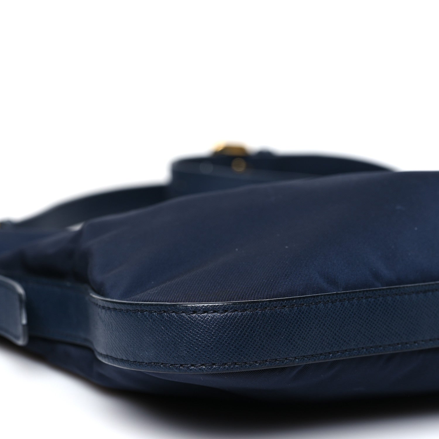 Prada Tessuto Nylon Saffiano Small Crossbody Bag Navy 8 of 10