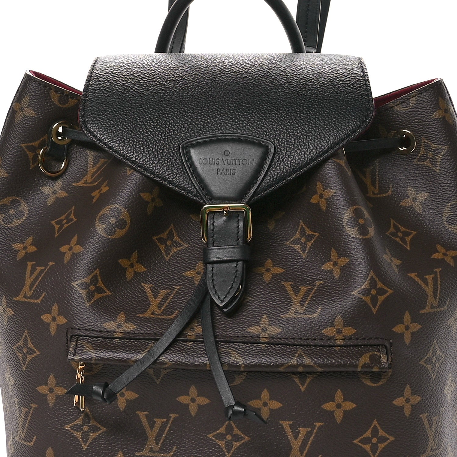Louis Vuitton Monogram Montsouris PM Black 8 of 12