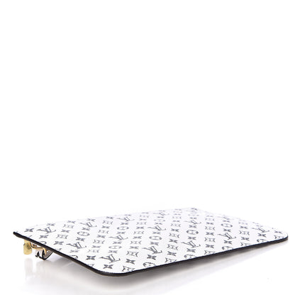 Louis Vuitton Monogram Giant Neverfull MM GM Pochette White 4 of 7