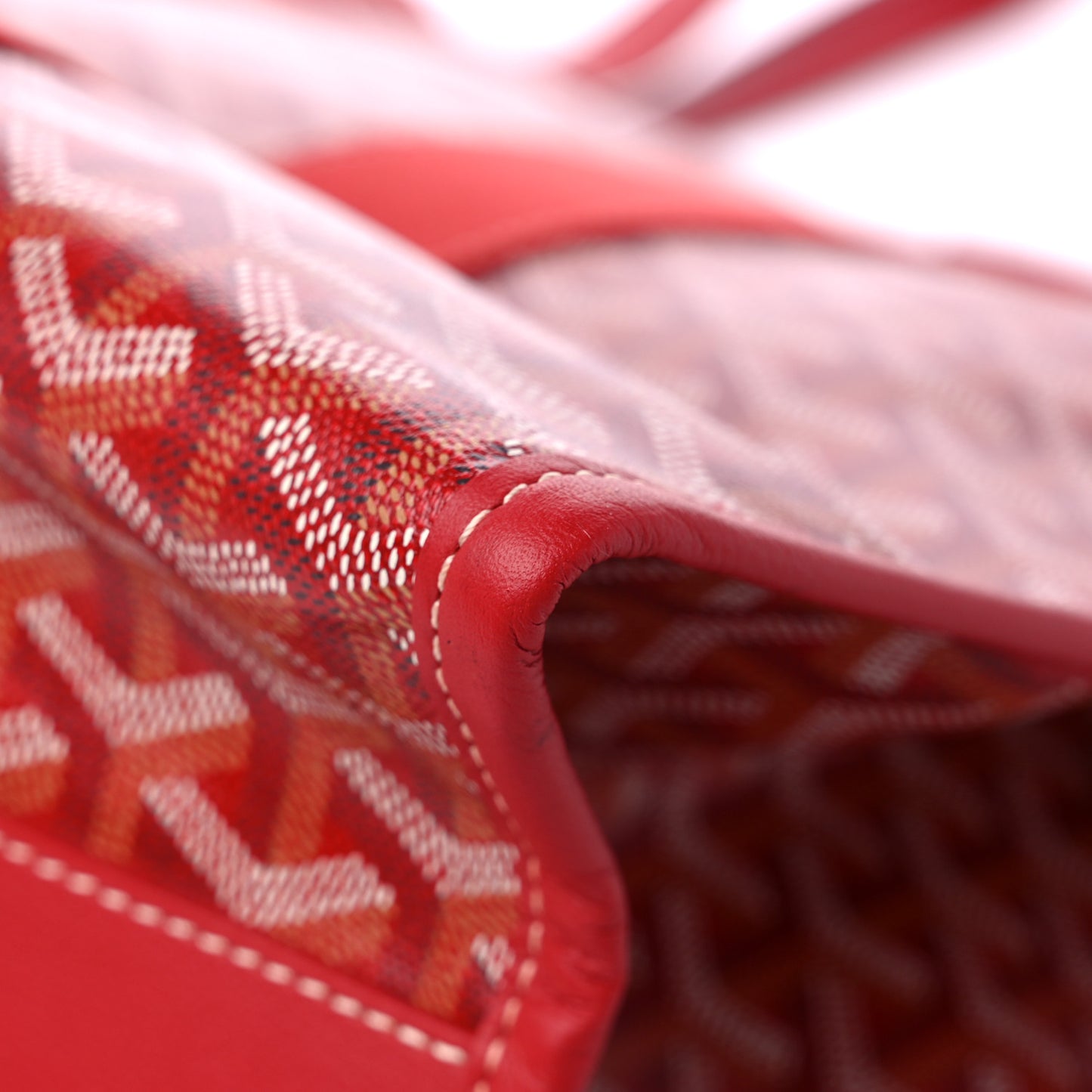 Goyardine Villette Tote Red