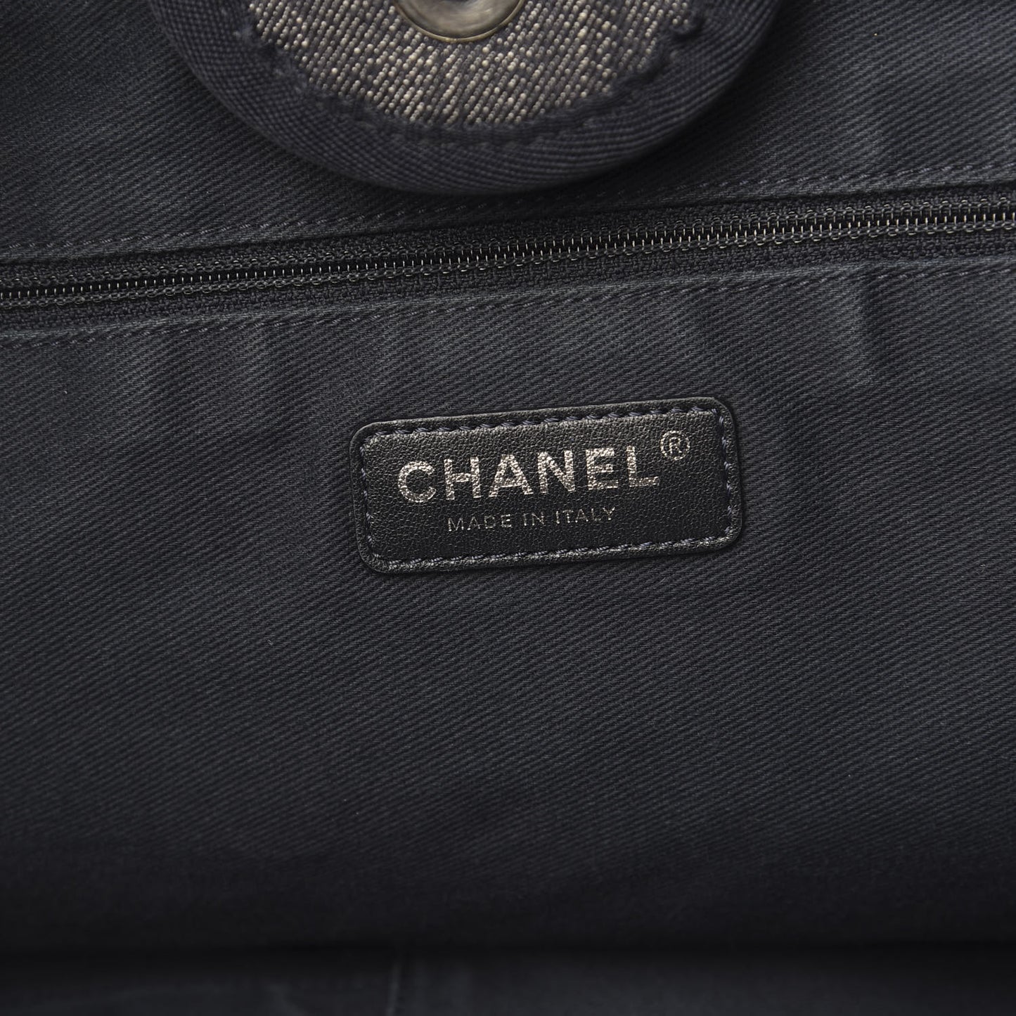 Denim Extra Large Deauville Tote Dark Blue
