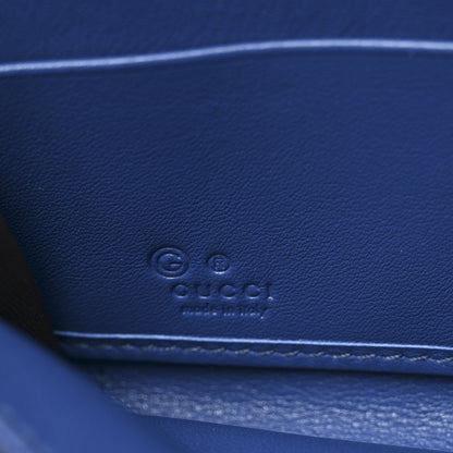 Gucci Guccissima Zip Around Wallet Blue 6 of 7
