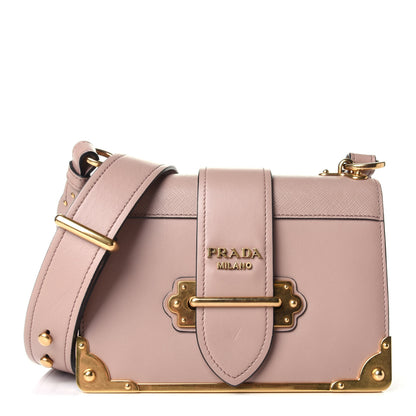 Prada City Calf Saffiano Cahier Bag Cipria 1 of 4