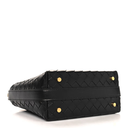 Bottega Veneta Calfskin Nappa Intrecciato Mini Wallace Black 4 of 10