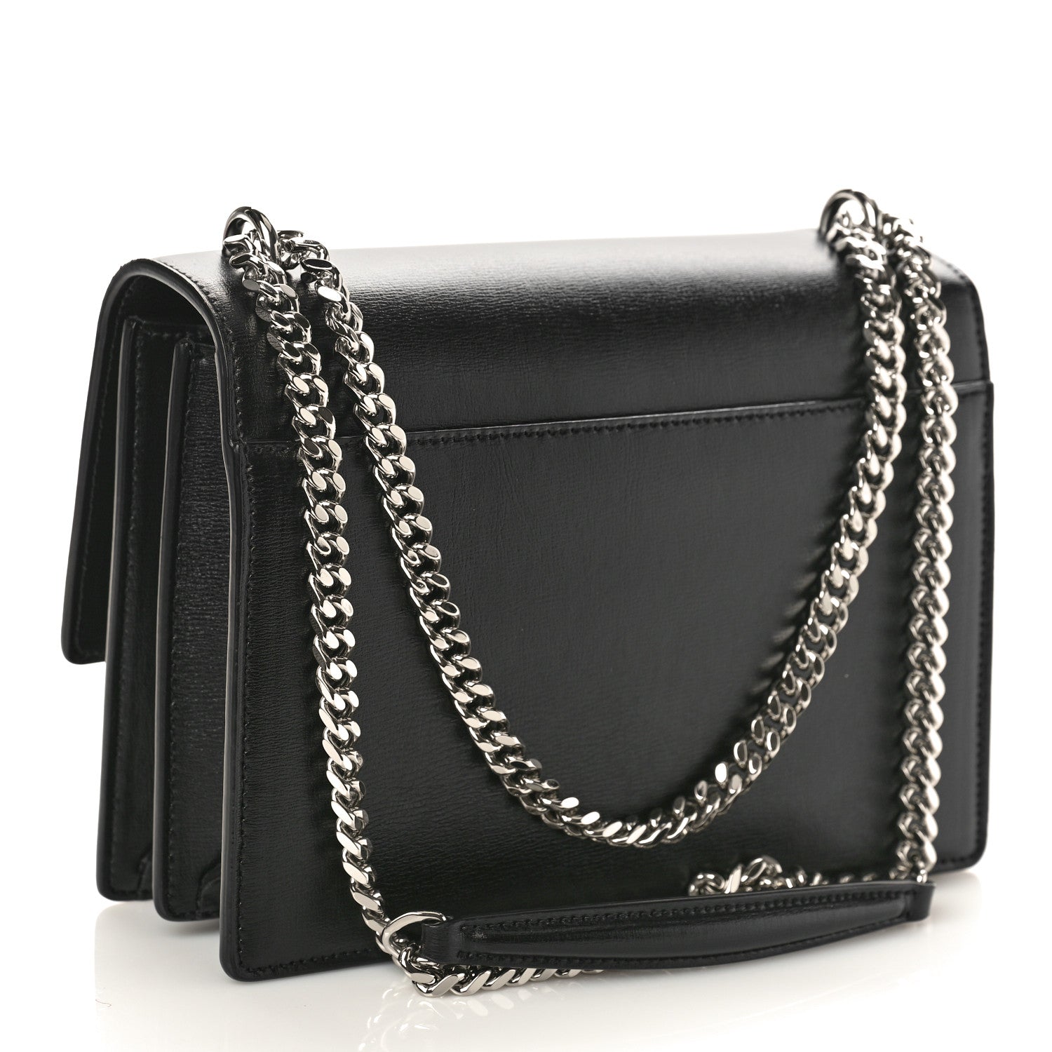 Saint Laurent Calfskin Medium Monogram Sunset Black 2 of 8