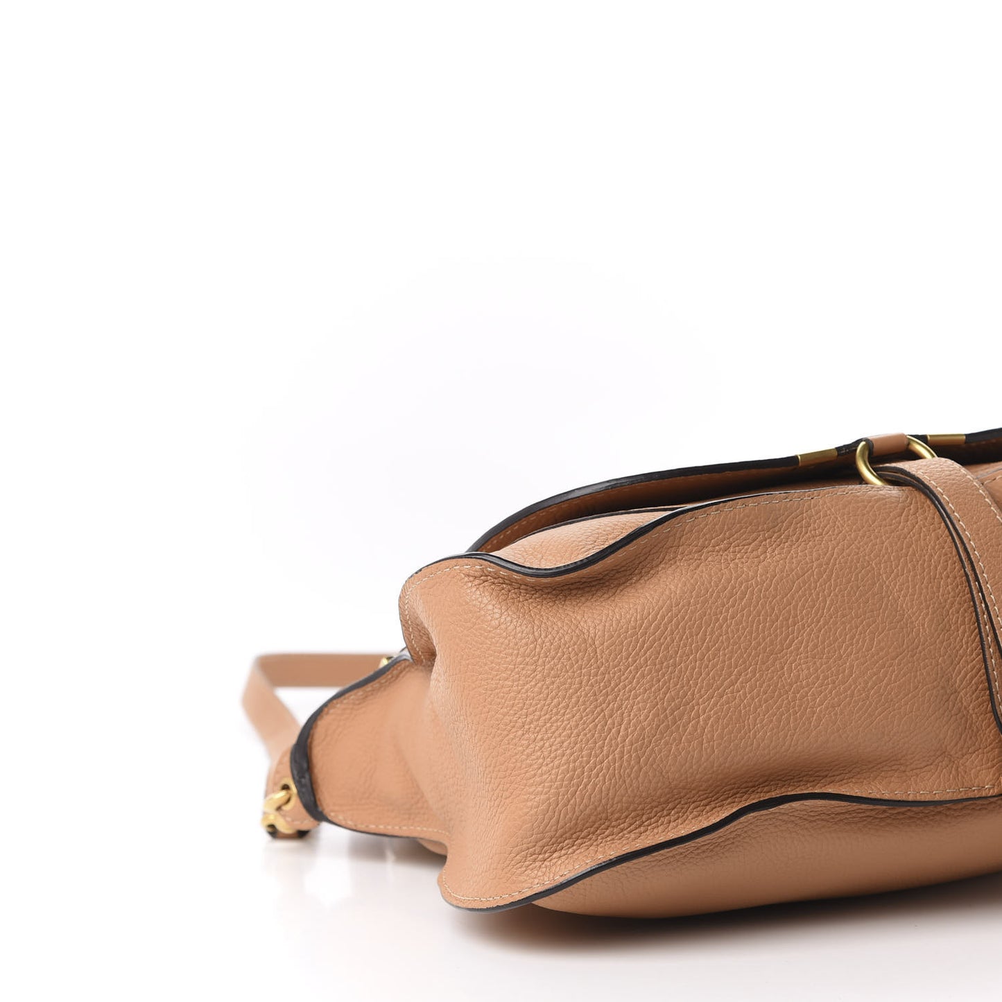 Calfskin Medium Marcie Satchel Tan