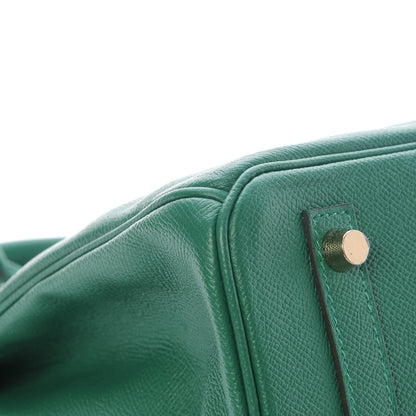 Hermes Epsom Birkin 30 Vert Vertigo 34 of 35