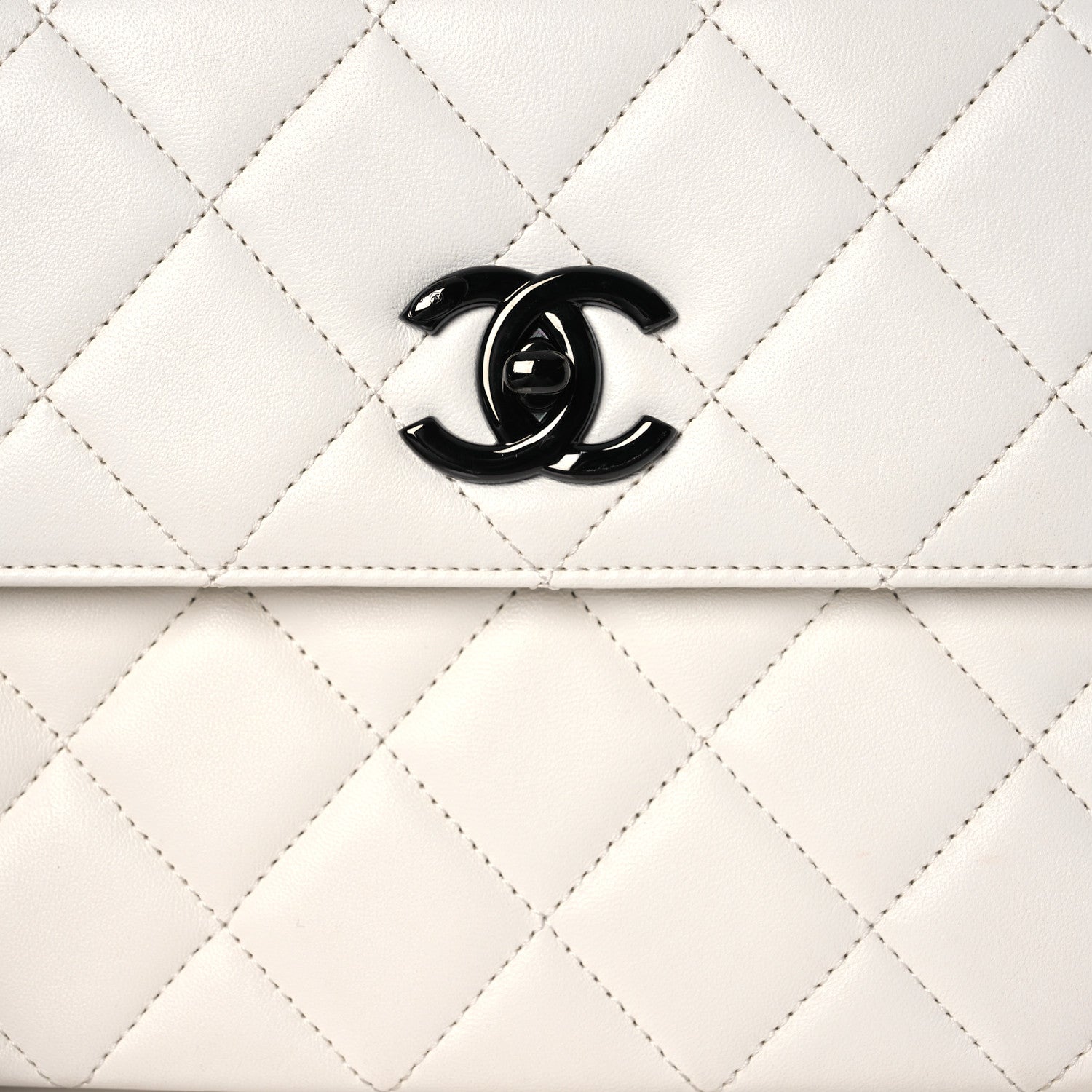 Chanel Lambskin Quilted Small Trendy CC Dual Handle Flap Bag White 11 of 20