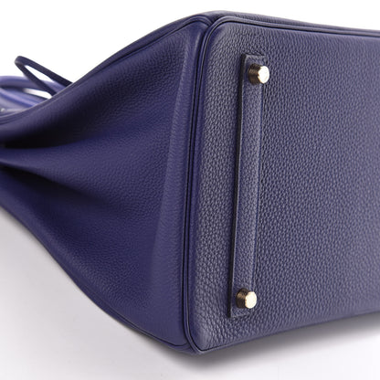 Hermes Togo Birkin 35 Bleu Encre 33 of 35