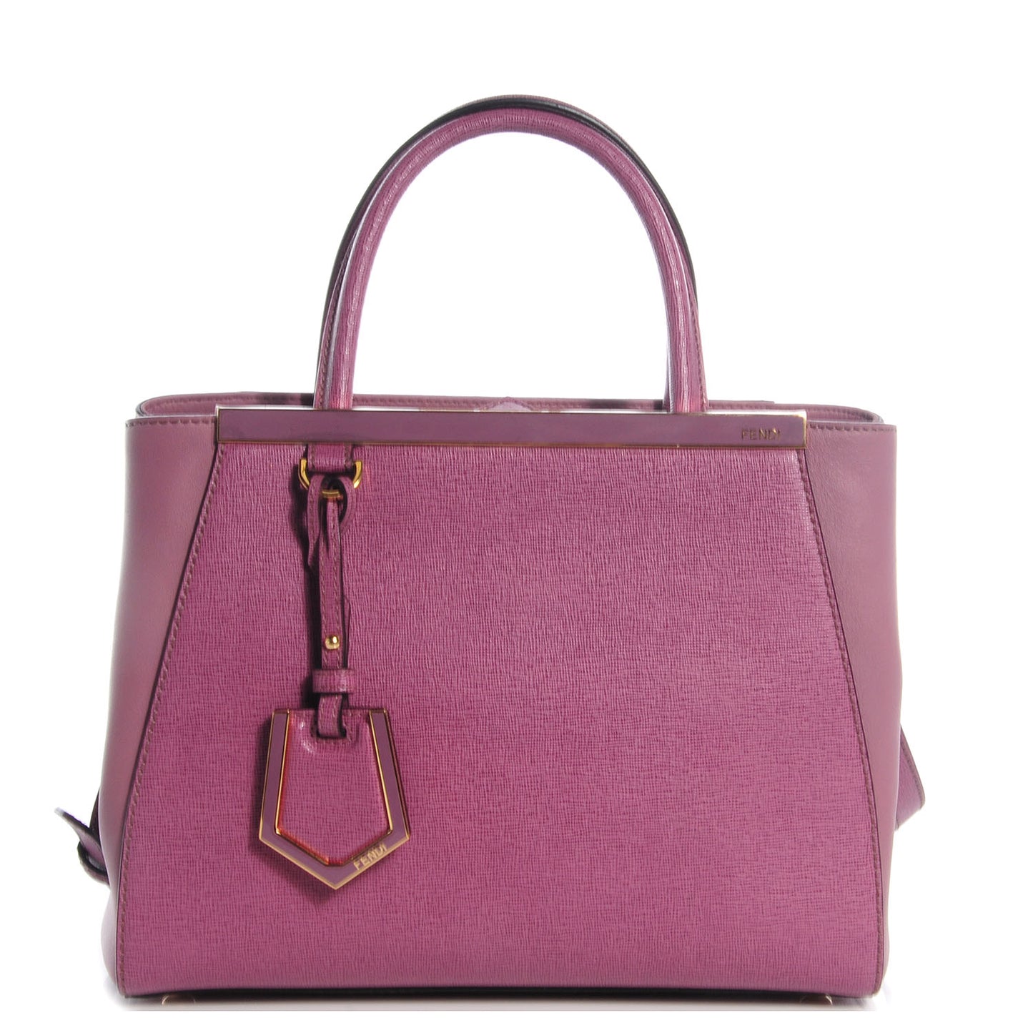 Vitello Elite Flamingo Petite 2Jours Tote Lilla Glicine