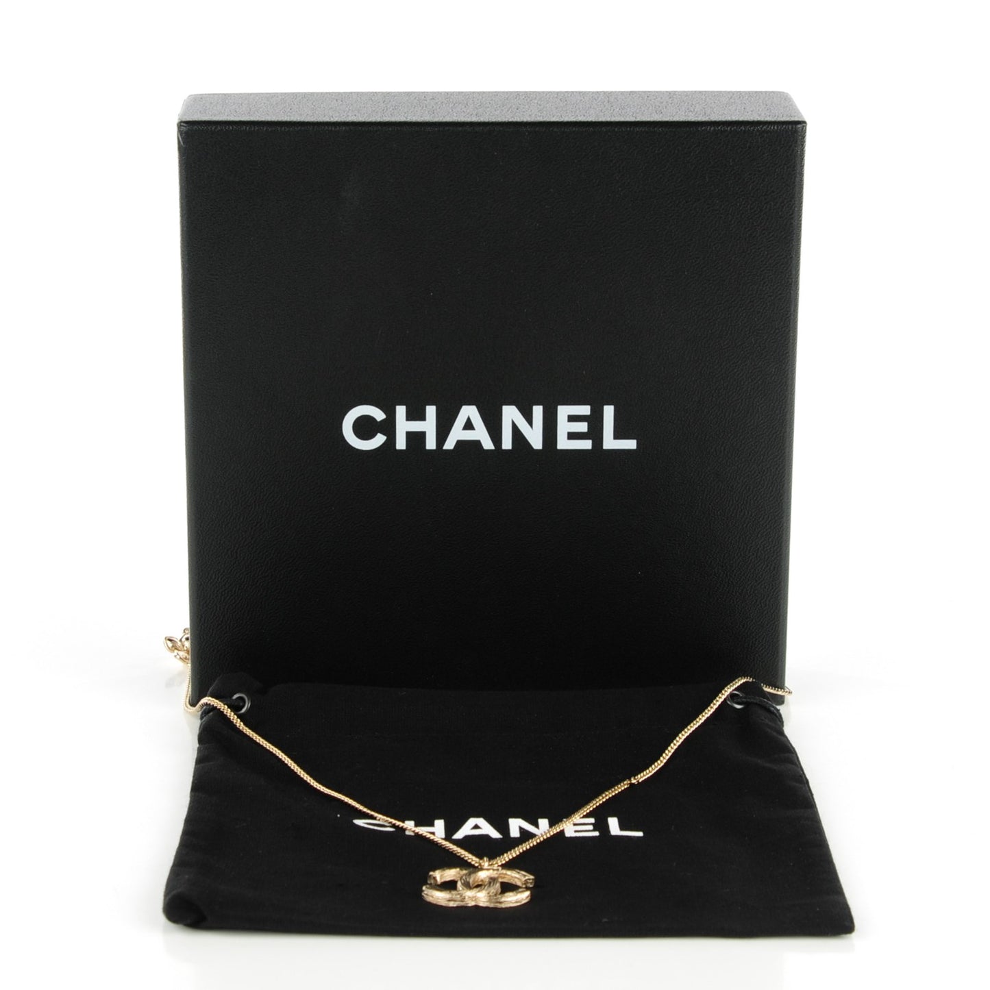 CC Camellia Necklace Gold