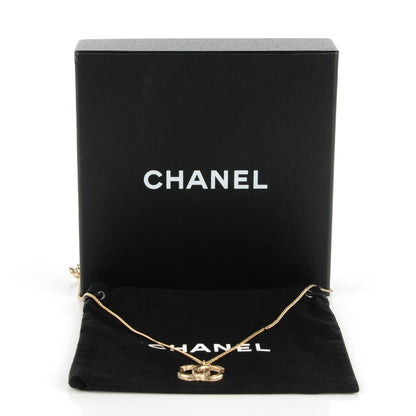 Chanel CC Camellia Necklace Gold 7 of 9