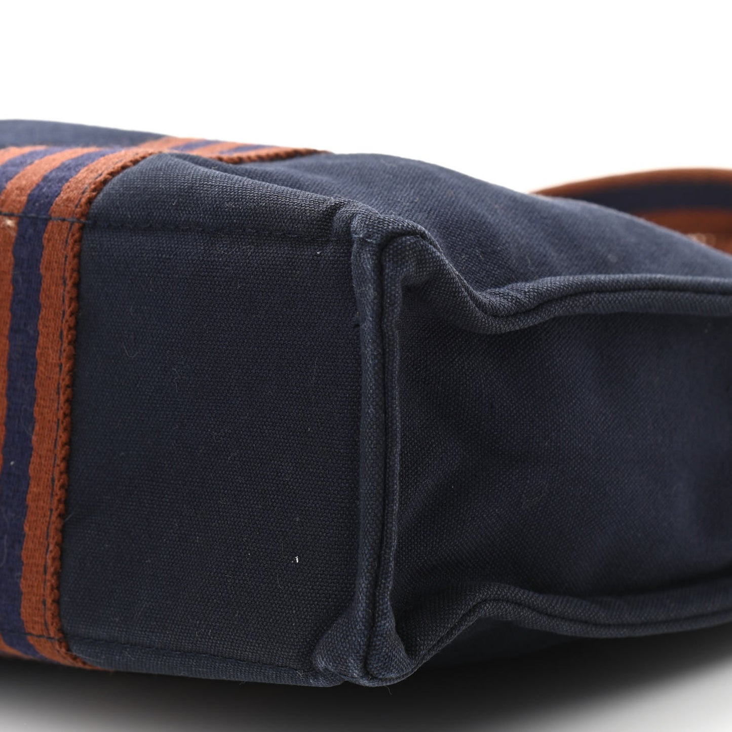 Canvas Tout Fourre PM Navy Brown