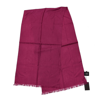 Gucci Wool Silk Monogram Scarf Fuchsia 3 of 5