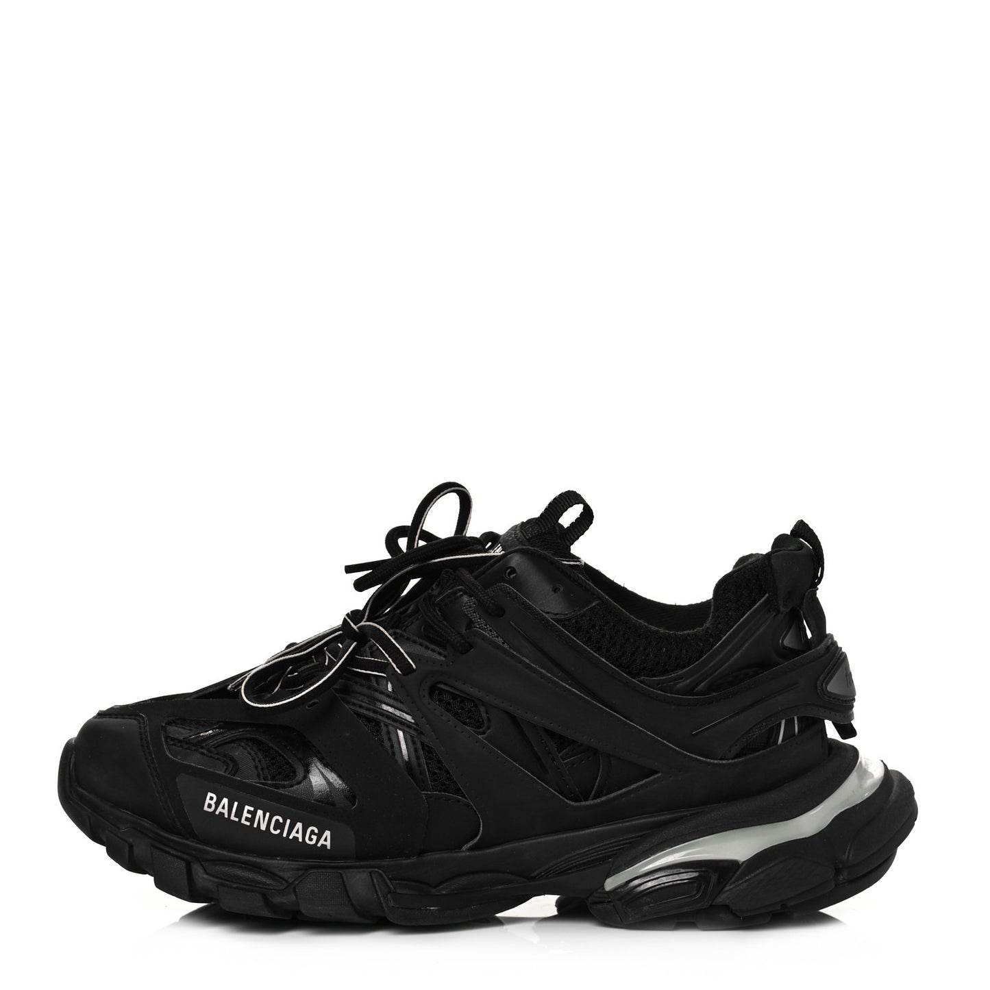 Mesh Nylon Mens Track LED Sneakers 41 Black