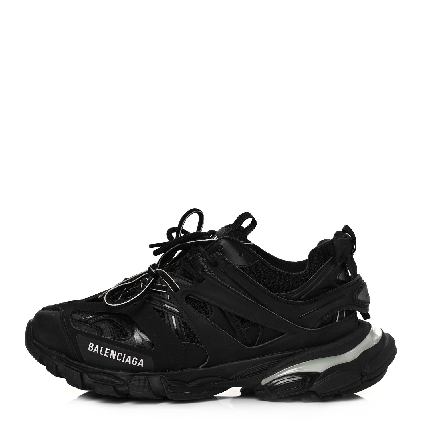 Balenciaga Mesh Nylon Mens Track LED Sneakers 41 Black 1 of 7