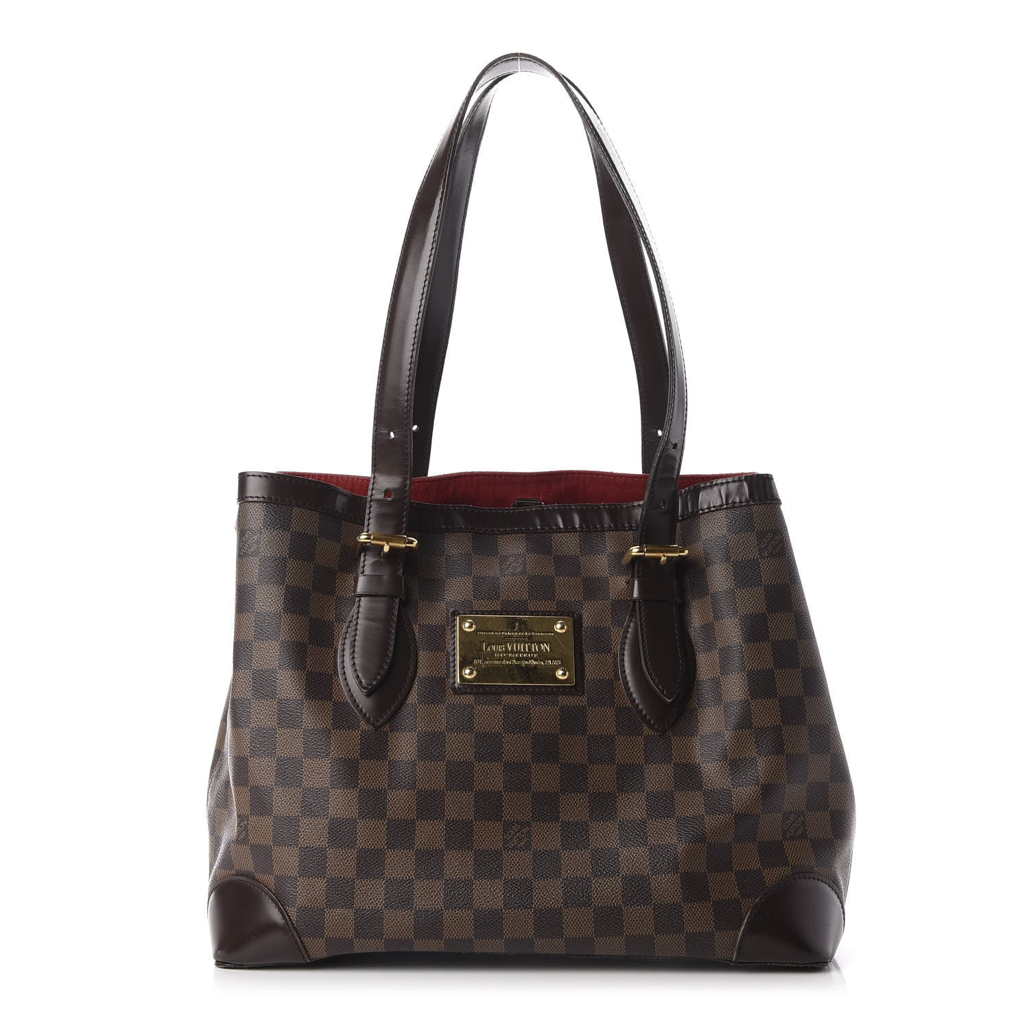 Louis Vuitton Damier Ebene Hampstead MM 1 of 12
