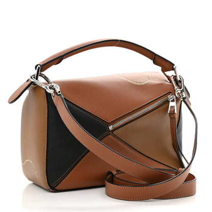 Loewe Calfskin Small Paula's Ibiza Lizard Puzzle Bag Multi 3 of 12