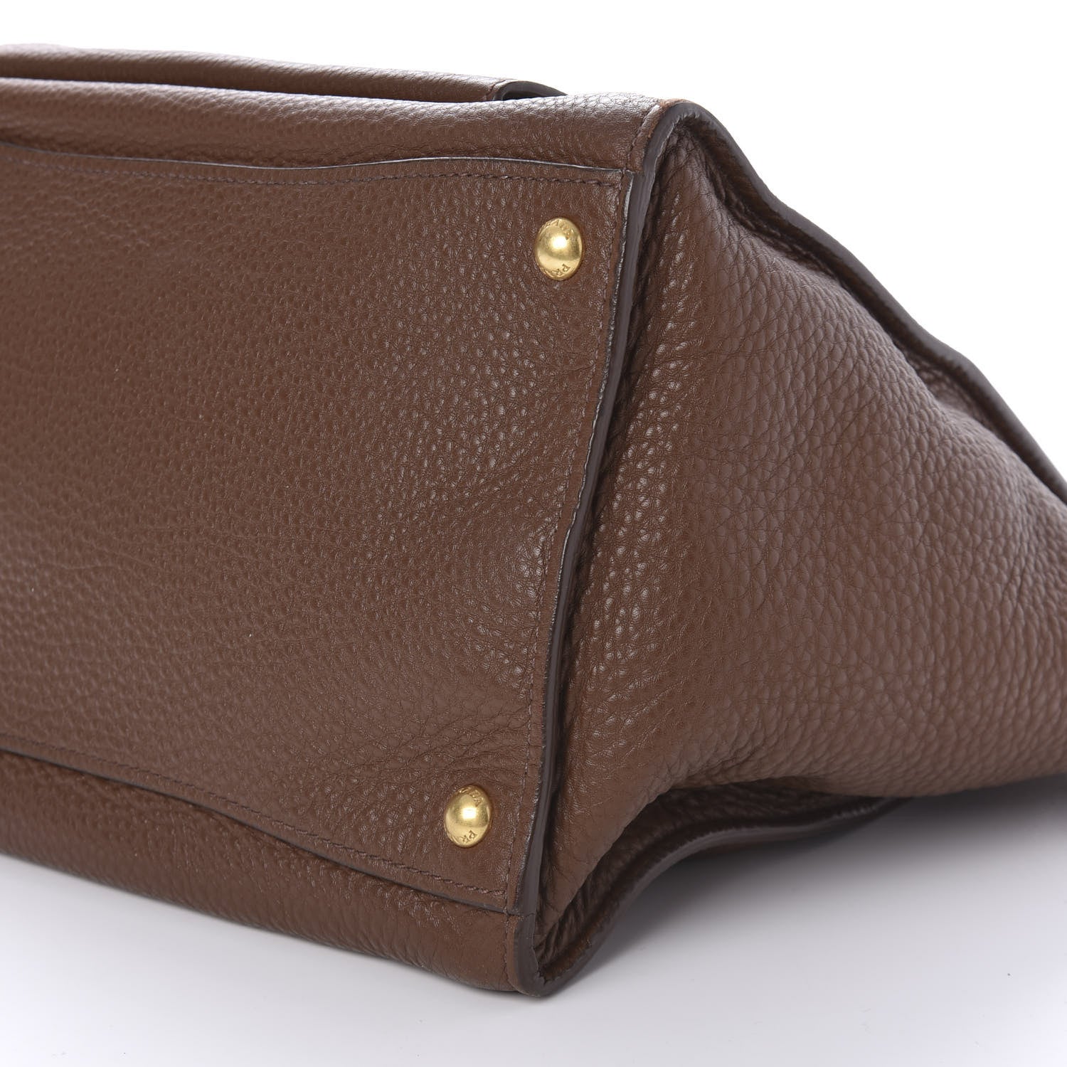 Prada Vitello Daino Shopping Tote Bruciato 7 of 9