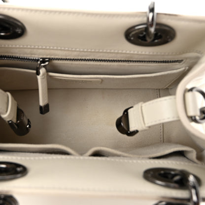 Christian Dior Calfskin Cannage Small The Lady 95.22 Ivory 5 of 10