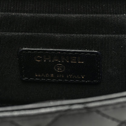 Chanel Lambskin Quilted Mini Trendy CC Chain Wallet Black 6 of 9
