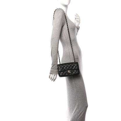 Chanel Caviar Quilted Mini Rectangular Flap Black 2 of 11