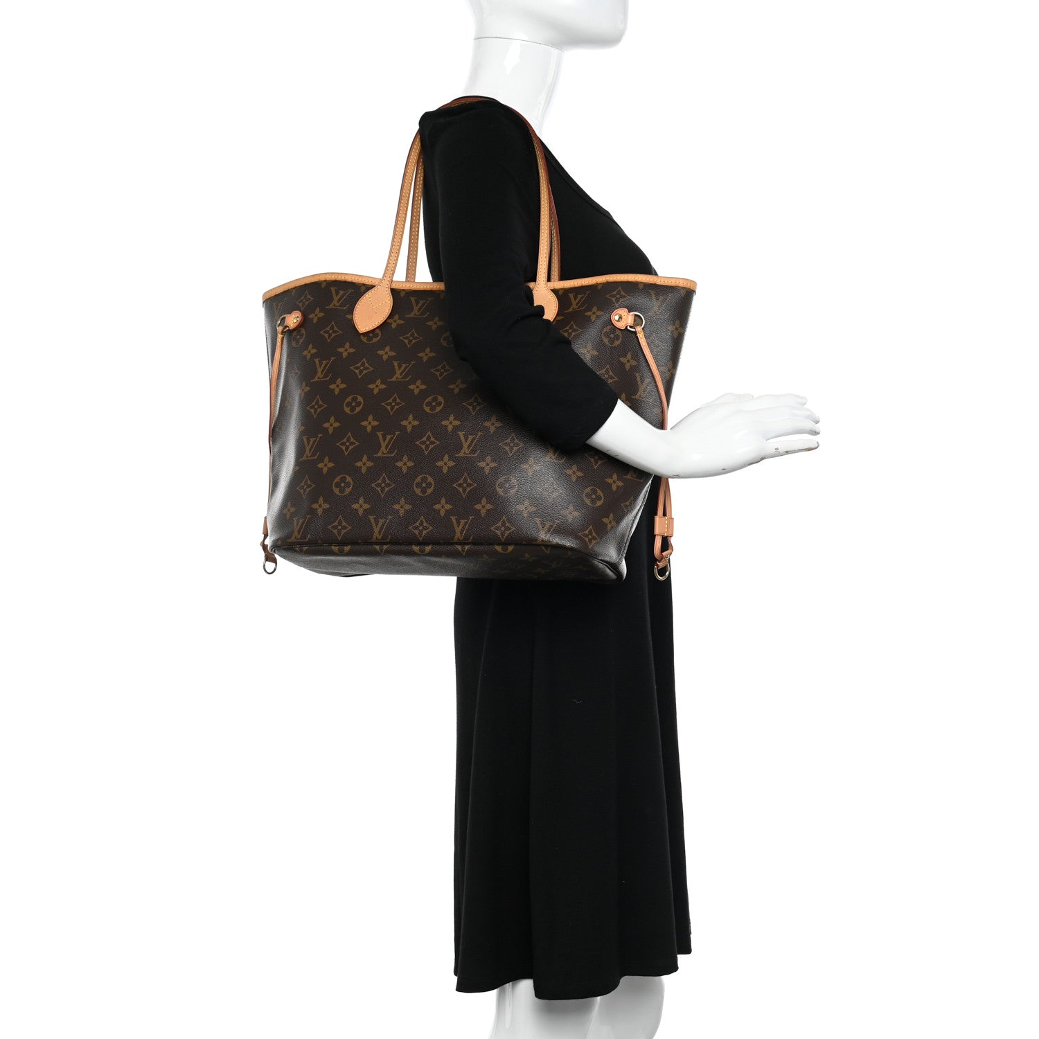 Louis Vuitton Monogram Neo Neverfull MM Abricot 2 of 9