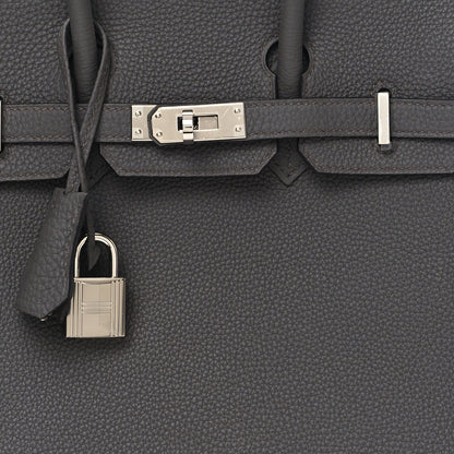Hermes Togo Birkin 25 Etain 8 of 12