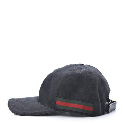 Gucci Monogram Web Baseball Hat M Black 3 of 8