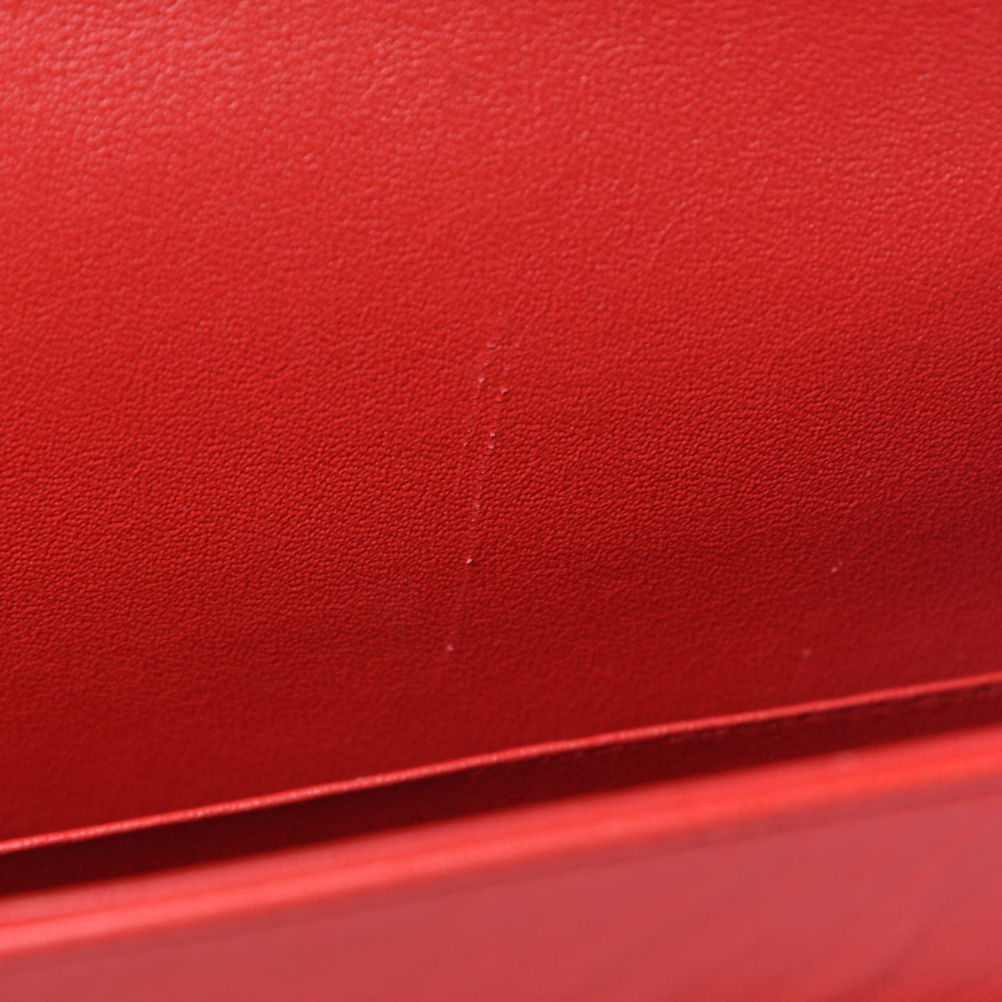 Lambskin Quilted Maxi Double Flap Red