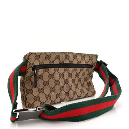 Gucci Monogram Web Belt Bag Dark Brown 3 of 13