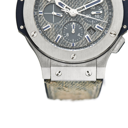 Hublot Stainless Steel Fabric 44mm Big Bang Limited Edition Automatic Watch Blue 301.SX.2770.NR.JEANS16 5 of 5