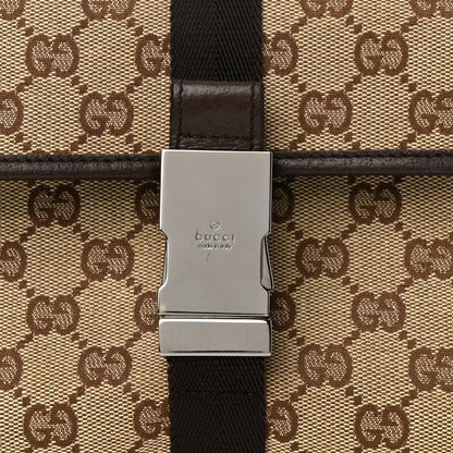 Gucci Monogram Waist Pouch Bag Dark Brown 8 of 13